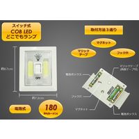 プロスタイルツール（PROSTYLE TOOL） どこでもランプ スイッチ式 PHY-2061 1個（直送品）