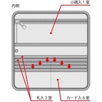 クツワ CBロングウォレット PUMA(プーマ)青 959PMBL 1個（直送品）