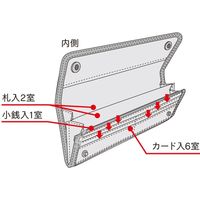 クツワ レザーロングウォレット PUMA(プーマ)紺 PM130NB 1個（直送品）