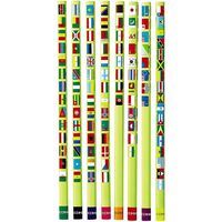 クツワ 国旗大百科えんぴつ B 12本入 RF018 1個（直送品）