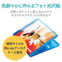 エレコム ブルーレイケース用カード/光沢/10枚入 EDT-KBDT1 1袋（10シート入）