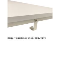 ハピラ タップ付きデスク W1200 ホワイト HPF0204-125WH 1台（直送品）