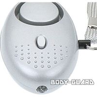 エスエスボディーガード ライト付き防犯ブザー L002 シルバー LIBUZEG01-SL 1個