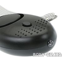エスエスボディーガード ライト付き防犯ブザー L002 ブラック LIBUZEG01-BK 1個