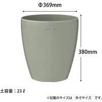 アップルウェアー ラスターポット 370型 オリーブグリーン 4905980122802 1個（直送品）