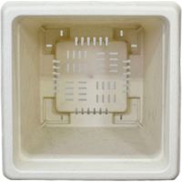 アップルウェアー コリントプランター角320 ホワイト 4905980645066 1個（直送品）