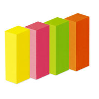 コクヨ タックメモ（超ミニスリム・4色ミックス） 25×7.2mm メ-1397N 1セット（50冊：10冊×5パック）