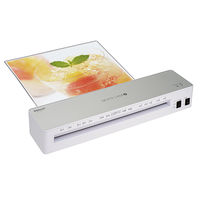 ナカバヤシ パーソナルラミネーター クイックラミ エコノミー シルバー 2本ローラー A3 NQL-E01A3S