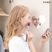 堀内鏡工業 鏡 安心・安全割れないミラー ハート SM-06 1個 4-1976-06（直送品）