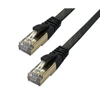 リーダーメディアテクノ 高速フラットLANケーブル category7 2m L-LNC2 1個 4-1783-02（直送品）