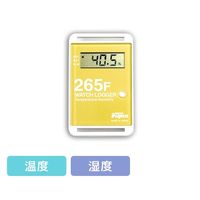アズワン サンプル別個別温度管理ロガー 温湿度タイプ 黄 校正証明書付 KT-265F/Y 1個 3-5298-08-20（直送品）
