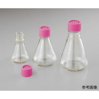 アズワン ビオラモディスポ滅菌三角フラスコ 500mL ベントフィルターキャップ 12個入 SEF500V 1箱(12個)（直送品）