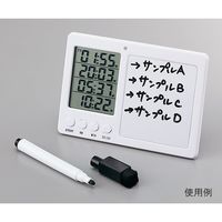 アズワン 4連タイマー ホワイトボード付 校正証明書付 3-6025-01-20 1個（直送品）