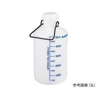 アズワン ハンドル付細口瓶(青目盛付) 5L 2000084131 1本(1個) 4-2060-01（直送品）