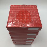 アズワン ヒンジ開閉フリーザーボックス(9×9) 赤 5個入 R2781-R 1パック(5個) 4-1865-06（直送品）