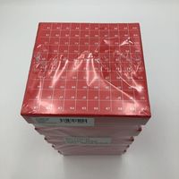 アズワン ヒンジ開閉フリーザーボックス(10×10) 赤 5個入 R2700-R 1パック(5個) 4-1866-06（直送品）