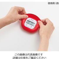 タニタ くるっとシリコンタイマー 青 TD-420-BL 1個 4-2804-02（直送品）