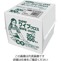 尚美堂 スーパーワイプクロス 100枚入 ホワイト 958100 1袋(100枚) 3-7455-11（直送品）