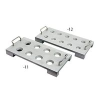 アズワン アルミ製ルツボ架台 上径Φ25×下径Φ15(10穴) 5-5370-12 1台（直送品）