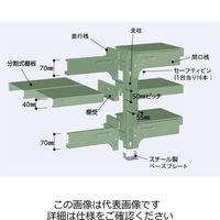 山金工業 ボルトレス中量ラック300kg/段 単体 3S7491ー5W 1台(1個)（直送品）