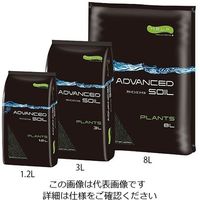 アズワン アドバンスソイル 水草用 パウダータイプ 8L 4-1708-03 1ケース(3袋)（直送品）