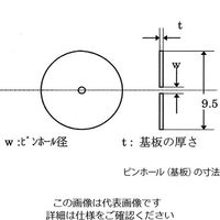 アズワン 高エネルギー用ピンホール 1000±10μm 4-1776-18 1個（直送品）