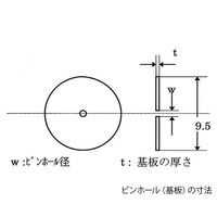 アズワン 精密ピンホール 3.0±1μm 4-1777-03 1個（直送品）