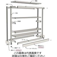 山金工業 ボルトレス軽中量ラック200kg/段 単体 2S8530ー5W 1台(1個)（直送品）