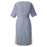 フォーク おもてなしワンピース　3021SC　 ゼニスブルー×エクルベージュ LL 1枚（直送品）