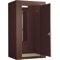 ストア・エキスプレス 木製フィッティングルーム ドアタイプ ダークブラン 2284-1310 1本（直送品）