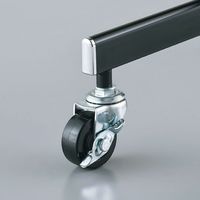 ストア・エキスプレス 強化型シングルハンガー 黒 W90cmタイプ　脚部強化仕様 2142-50 1セット（直送品）