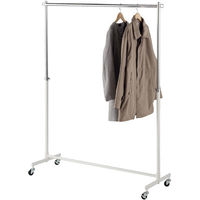 ストア・エキスプレス 重量用2段ハンガーW120cmタイプ 白 2153-319 1セット（直送品）