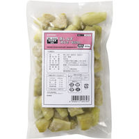 「業務用」 ユニフーズ 自然解凍ＯＫ　蒸しなす（皮むき・乱切り） 16079 １ケース　500g×20PC　冷凍（直送品）