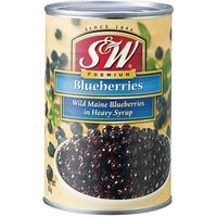 「業務用」 ブルーベリーシロップ漬 203361 １ケース　4号缶×12缶　常温 S＆W（直送品）