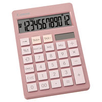 キヤノン 電卓 HS-1200TC-PK ピンク 1個