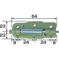 New Hikari (ニューヒカリ) バネ丁番 片開 65 塗 清水 10個（直送品）