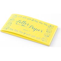 一筆箋 イロガミ 無罫 トリ柄 黄 2柄×25枚入 20557006 1セット（3冊） デザインフィル（直送品）