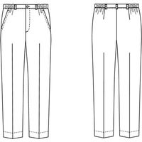 ナガイレーベン 女子パンツ オフホワイト LL LH-6208 1枚