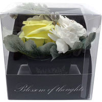【お祝い・ギフト】Blossom of thoughts  ソープフラワープチ　イエロー　1セット（2個入り） ティーサイド（直送品）