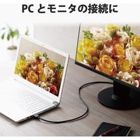HDMIケーブル プレミアム 1.5m 4K対応 高画質 イーサネット対応 スタンダード ブラック CAC-HDP15BK エレコム 1個