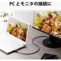 HDMIケーブル プレミアム 2m 4K対応 やわらか小型コネクタ 高画質 イーサネット対応 CAC-HDPY20BK エレコム 1個