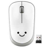 ワイヤレスマウス 静音マウス 無線 2.4GHz 3ボタン IR 省電力 抗菌 ホワイト M-IR07DRSKWH エレコム 1個