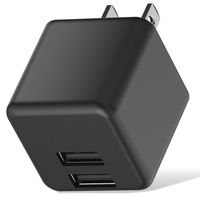 USB充電器 コンセント USB-A×2 2.4A出力 スマホ タブレット充電 ブラック MPA-ACU11BK エレコム 1個（直送品）