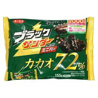 ブラックサンダーミニバーカカオ72％ 155g 2袋 有楽製菓 チョコレート