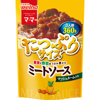 日清製粉ウェルナ マ・マー 果実と野菜のうまみ豊かなミートソース マッシュルーム入り（360g） ×5個