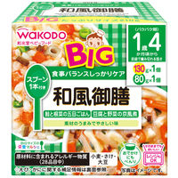 【1歳4ヵ月頃から】WAKODO 和光堂ベビーフード BIGサイズの栄養マルシェ 和風御膳 1セット（3箱） アサヒグループ食品　ベビーフード　離乳食