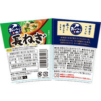 神州一味噌　おいしいね！！ 長ねぎ 即席みそ汁 カップタイプ　1セット（3個）