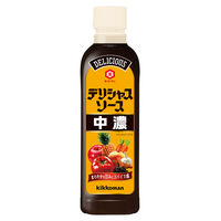 キッコーマン食品 デリシャスソース 中濃 500ml 3本