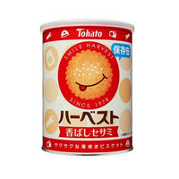 保存缶 備蓄用 ビスケット クッキー 東ハト ハーベスト 32枚入 88g 3缶