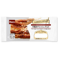 Pasco ロングライフパン 平焼きデニッシュチョコ 1セット（5個入） 敷島製パン